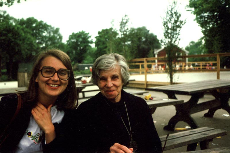 Рита Райт и Барбара Лённквист, июнь 1978 г.