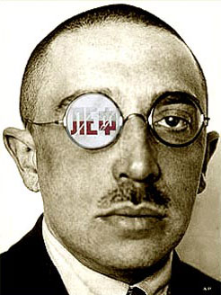 Брик Осип Максимович. 1924. Фото А. Родченко