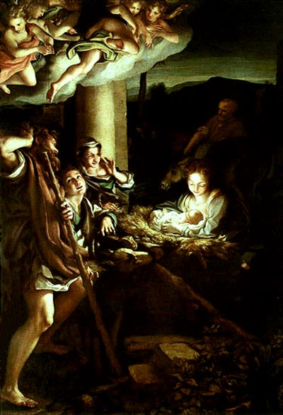 Adoration of the Shepherds (The Holy Night), Gemäldegalerie, Dresden