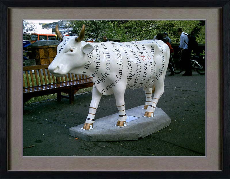 Edinburgh CowParade (May 15 to July 23 2006) by Ross Douglass  (http://www.flickr.com/people/cnut_pictures/).