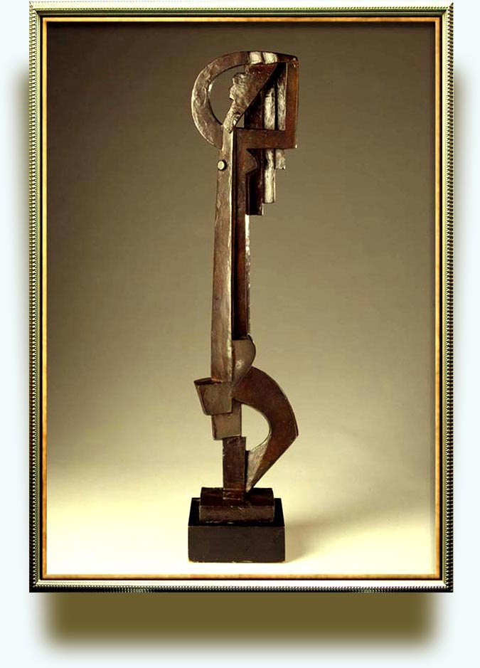 Jacques Lipchitz. Bio: American, b. Druskieniki, Lithuania, 1891–1973. Bather. 1915/cast 1950s. Bronze. 85.7×19.6×14.6 cm., incl. base h: 6.2 cm. Hirshhorn Museum and Sculpture Garden.