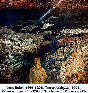 Leon Bakst (1866–1924). Terror Antiquus. 1908. Oil on canvas. 250×270cm. The Russian Museum, SPb
