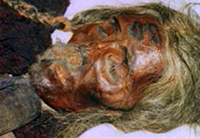 Caucasoid looking mummies