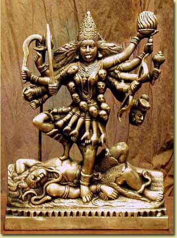 Hindu goddess Durga.